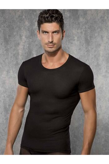 Doreanse Men's Micro Modal Camisole Round Collar Short Sleeve T Shirt 2545