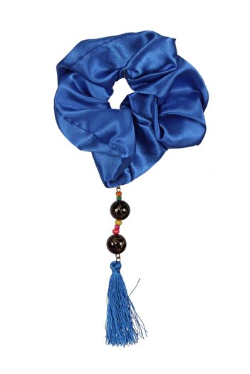 hahai accessories Cataramă pentru scrunchie detaliată cu ciucuri cu margele Hahai