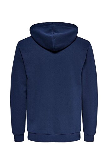 Only & Sons Onsceres Lıfe Zıp Thr. Hoodie Sweat Noos Erkek Sweat Dress Blues