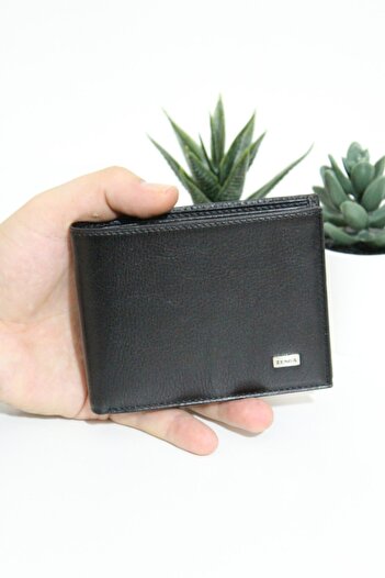 Zenga Z-classic Genuine Leather Black Men's Wallet