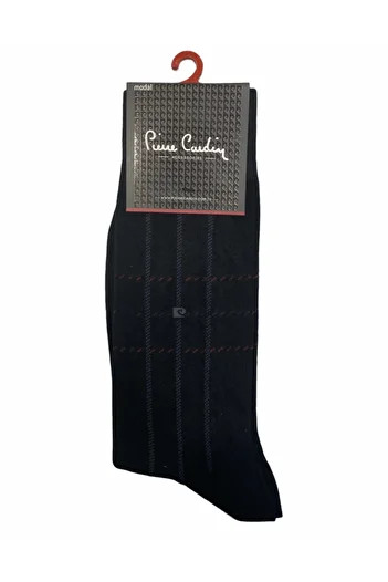 Pierre Cardin Мъжки черни чифт чорапи от модален памук, 6 броя