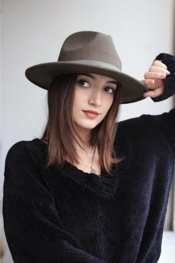 Çalıkuşu Χακί καουμπόικο καπέλο Fedora
