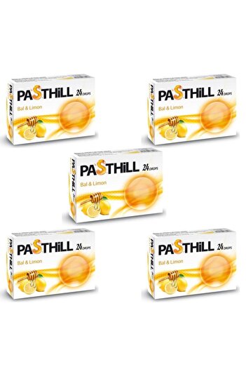 LedaPharma Pasthill Bal Limon - Pastil X5 Adet