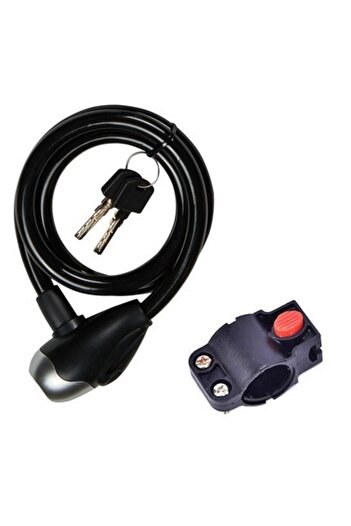 Rectus Bicycle Lock 12*150 Spiral Wrapped High Security Black