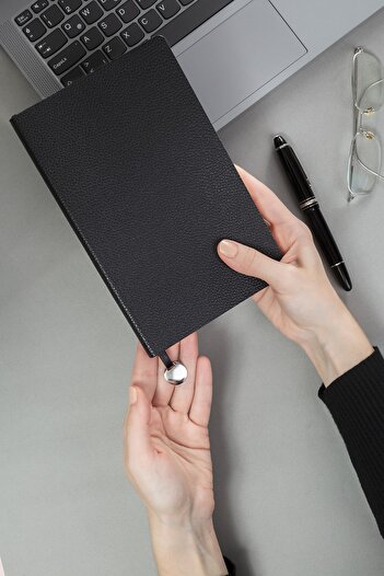 Leather Paper Large Cognac Flotter Notebook - Leather & Paper 13x21