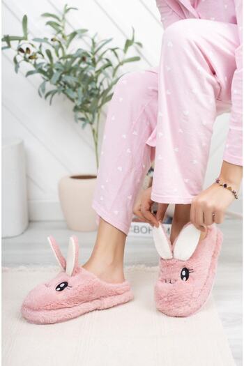 StWenn Παντόφλες Fluffy Animal Figured Slippers Γυναικείες παντόφλες εσωτερικού χώρου Γούνινες παντόφλες