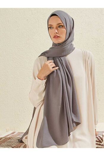 Levidor Women's Dark Gray Cotton Cazz Shawl