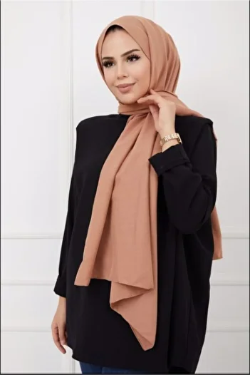 Levidor Γυναικείο Σάλι Cappuccino Cotton Cazz
