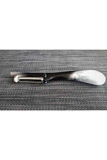 Solingen Double Blade Serrated Tomato Peeler Marbled Black