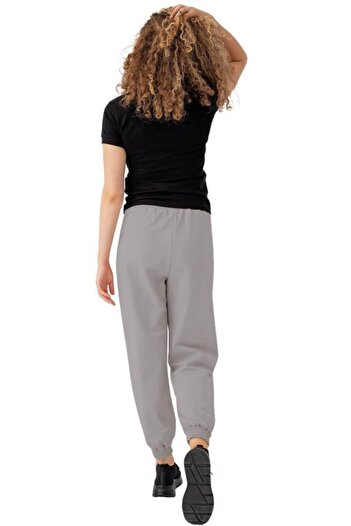 Crozwise Kadın Eşofman Alt Bayan Spor Pantolon Kadın Pantolon Gri Spor Pantolon Alt