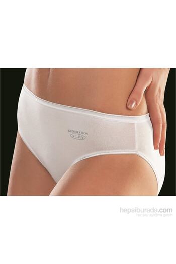 X-Lady Women's Medium Wide Edge Panties 3 Pack White