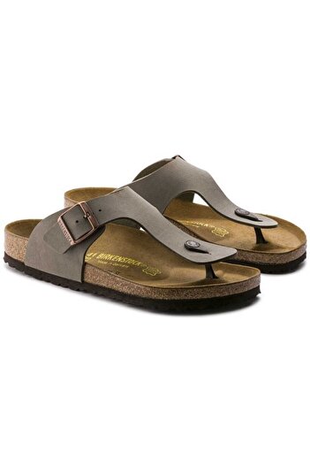 Birkenstock Ramses Stone Double Buckle Men's Slippers 044051 V6