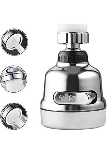NEWSTORE HOME 3-Function Economical Practical Chrome Faucet Head