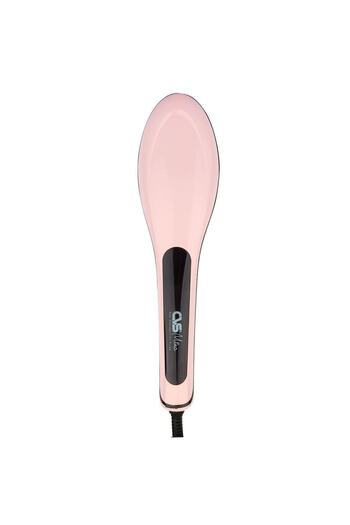 CVS Brand DN 7305 Mina Model PINK Color Hair Straightening Brush WRHDR7305