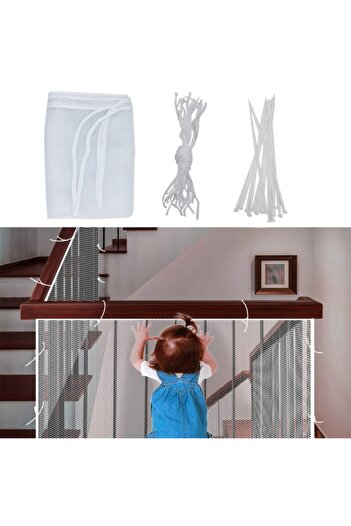 proger Ecm Proger Stairs and Balcony Safety Net 3 Meters X 80 Cm