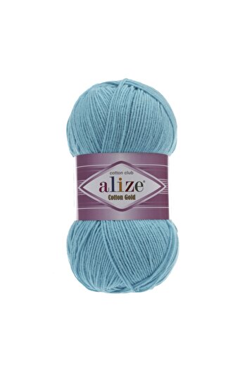Alize Cotton Gold 287 Turquoise Cotton Hand Knitting Yarn - 5 Pieces