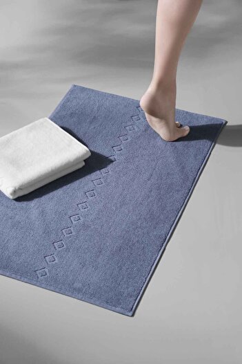 COTTONMANIA Oscuro X Bathmat Sky - Надзвичайно м'який, сучасний, 100% бавовна, 50x75 см. Килимок для ванної кімнати / Набір килимків для ванної кімнати