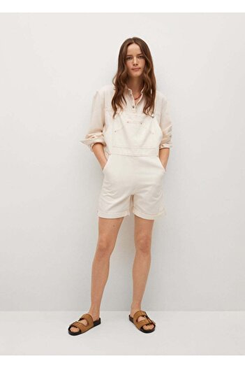 MANGO Woman Jeansshorts Salopet