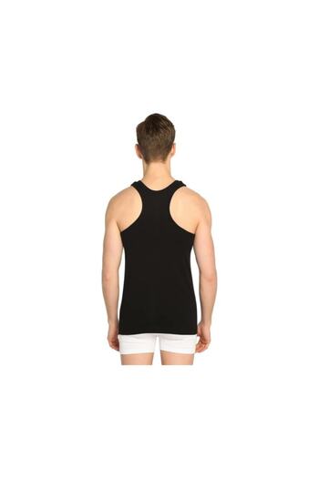 Tutku Men's Elastane (lycra) Flexible Sports (rambo) Undershirt 6 Pack (black)