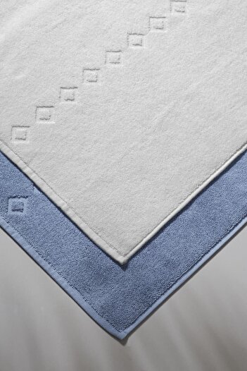 COTTONMANIA Oscuro X Bathmat Sky - Надзвичайно м'який, сучасний, 100% бавовна, 50x75 см. Килимок для ванної кімнати / Набір килимків для ванної кімнати