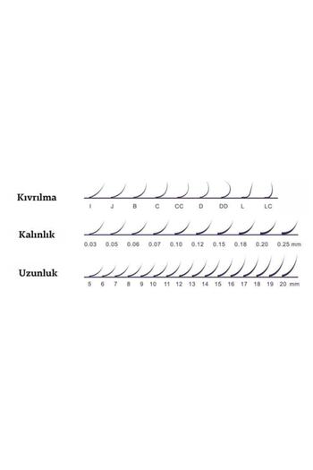 Banu Professional Ipek Kirpik Premium Silk Cc-0.10 9mm