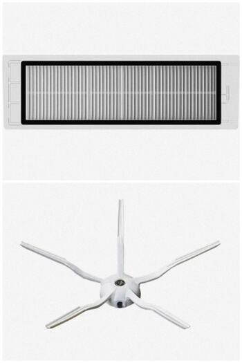LİN GRUP Σειρές Roborock S5 S6 - Συμβατό με φίλτρο Hepa και πλαϊνή βούρτσα