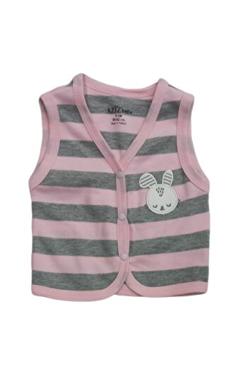 Aziz Bebe Combed Cotton Vest for Baby Girl