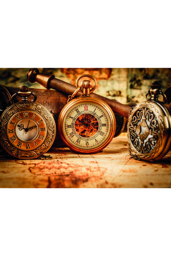 Nova Puzzle 2x2000 Pieces Antique Clocks and New Targets Puzzle Set