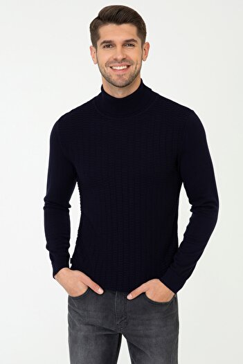Pierre Cardin Ανδρικό πουλόβερ Navy Blue G021SZ0TK.000.1388111
