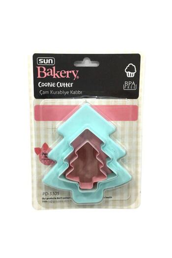 Bayev Christmas Pine Tree 3305 2-Piece Cookie Mold