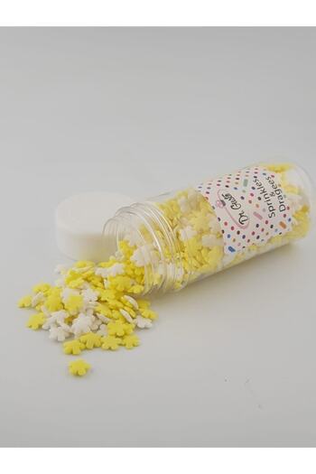 Dr. Gusto Sprinkles Sarı Beyaz Papatya Şeker 65 Gr