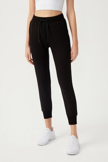 Los Ojos Women's Black Jogger Sweatpants Sweatpants