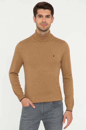 Pierre Cardin Camel Melange Men's Sweater G021SZ0TK.000.1389961