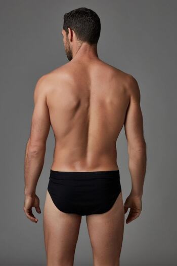 Eros Férfi fekete 2 részes vékony slip ES011566