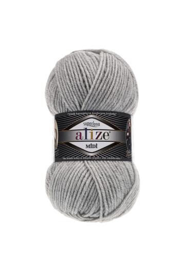 Alize Superlana Midi 208 - Ανοιχτό Γκρι Μελανζ