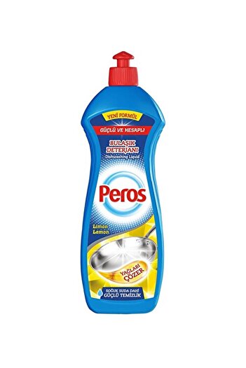 Peros Sıvı Bulaşık Detarjanı 750ml Sarı Limon Elde Bulaşık Deterjanı