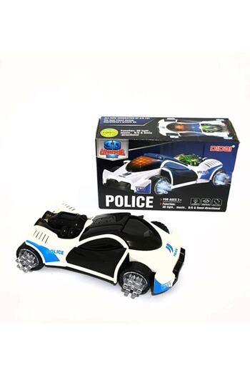 Mia Highway Police Police Car Walking with Lights and Sound