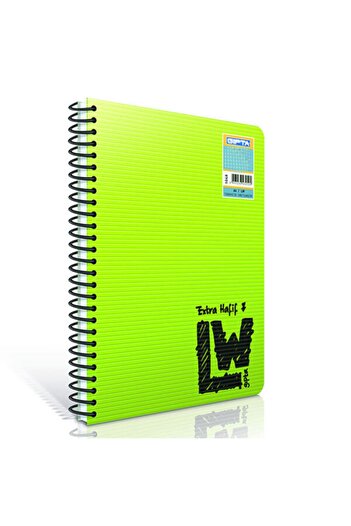 Gıpta 80 Sheets A4 Lw Spiraled Plastic Cover Lined Notebook 1950
