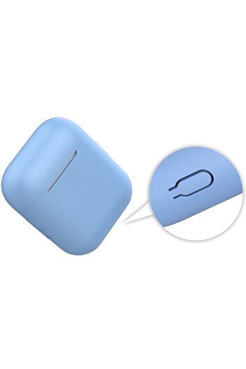 Mcstorey Airpods Kılıf 1-2 Nesil Kulaklık Kılıfı Mat Silikon Case Yedek Kapak Hediyeli Pt-38 Ile Uyumlu