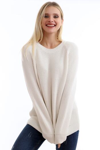 Matte Special and Comfortable Design, Thessaloniki Knit, Soft Texture, Crew Neck, High Quality Sweater