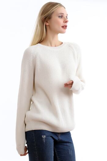 Matte Special and Comfortable Design, Thessaloniki Knit, Soft Texture, Crew Neck, High Quality Sweater