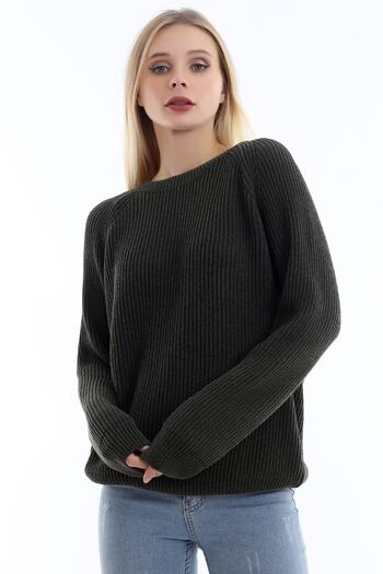 Matte Special and Comfortable Design, Thessaloniki Knit, Soft Texture, Crew Neck, High Quality Sweater