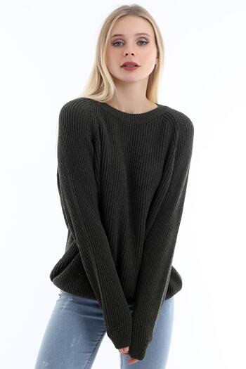 Matte Special and Comfortable Design, Thessaloniki Knit, Soft Texture, Crew Neck, High Quality Sweater