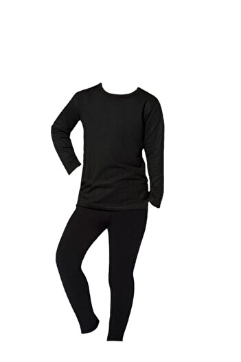Tutku Boy's Black Thermal Suit