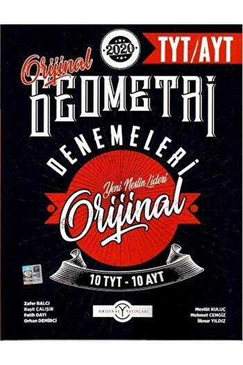 Orjinal Orijinal Yayınları Tyt Ayt Orijinal Geometri Özel 10 Lu Denemeleri