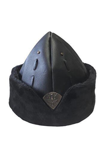 Ahtek Ottoman State Embroidered Children's Börk, Furry Hat Beret