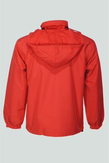 Uniprom Raincoat Mesh Lined Hooded Red Men's