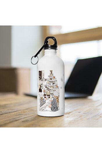 LADİJİTAL BASKI ÇÖZÜMLERİ New Year's Water Bottle & Drinker