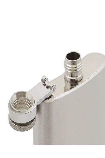 Gezginimport Stainless Steel Flask 5 Oz ( 147 Ml ) Liquor Whiskey Cognac Alcohol Bottle