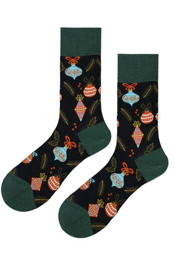 DAYCO Unisex Gift Patterned Colorful Socks Green